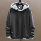 Oliver | Men's Pullover Hoodie | Two-Tone · Eltrendio