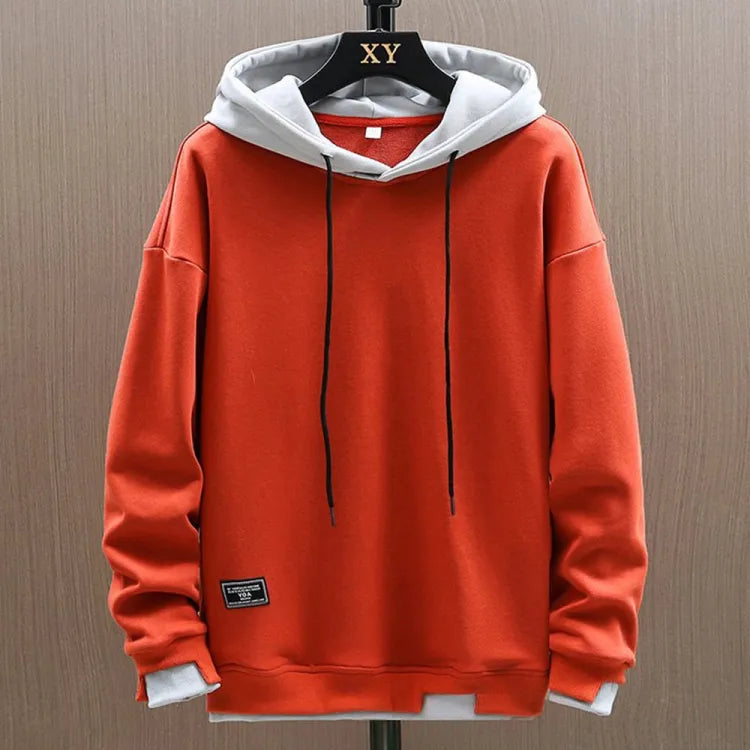 Oliver | Men's Pullover Hoodie | Two-Tone · Eltrendio