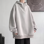 Oliver | Men's Quarter-Zip Hoodie | Fleece-Lined · Eltrendio