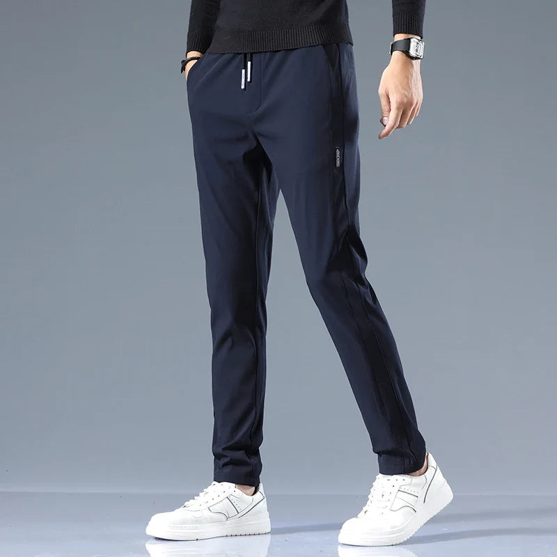 Oliver | Men's Slim-Fit Trousers | Drawstring Waist · Eltrendio