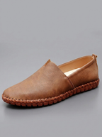 Elijah | Men's Slip-On Loafers | Leather-Eltrendio