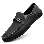 Oliver | Men's Slip-On Loafers | Metal Buckle · Eltrendio