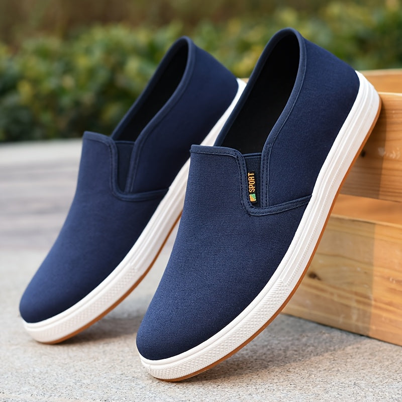 Oliver | Men's Slip-On Trainers | Canvas · Eltrendio