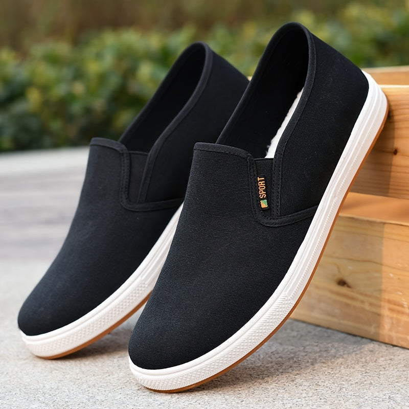 Oliver | Men's Slip-On Trainers | Canvas · Eltrendio