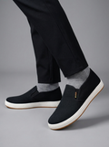 Adam | Men's Slip-On Trainers | Canvas-Eltrendio