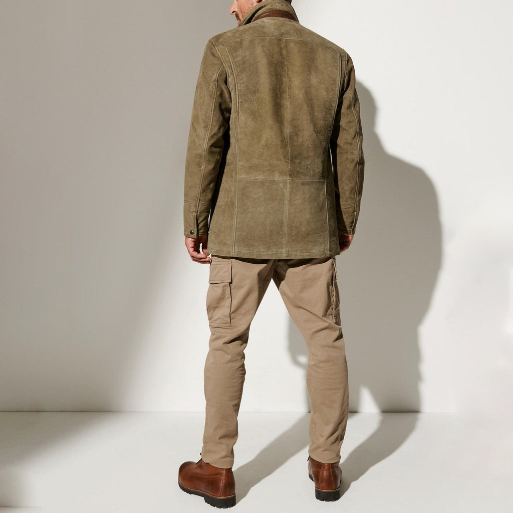Oliver | Men's Tailored Jacket | Suede · Eltrendio