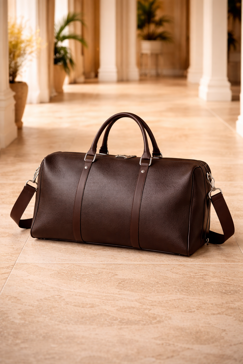 Oliver | Men's Travel Holdall Bag | Leather · Eltrendio