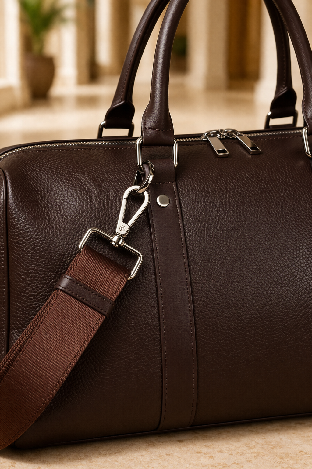 Oliver | Men's Travel Holdall Bag | Leather · Eltrendio