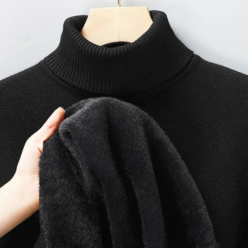 Oliver | Men's Turtleneck Jumper | Ribbed Knit · Eltrendio