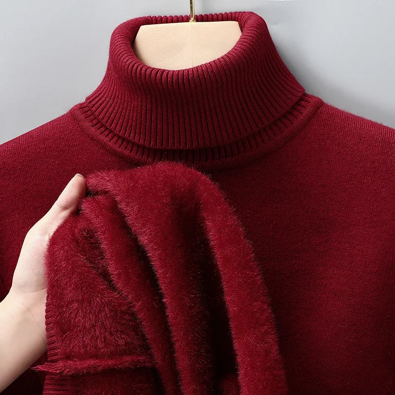 Oliver | Men's Turtleneck Jumper | Ribbed Knit · Eltrendio