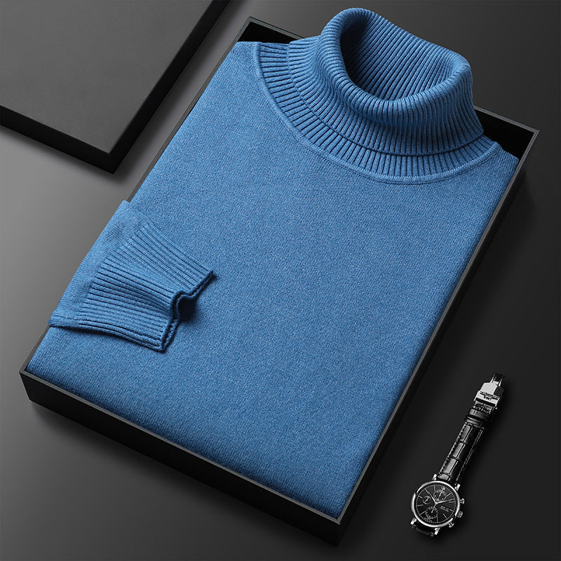 Oliver | Men's Turtleneck Jumper | Ribbed Knit · Eltrendio