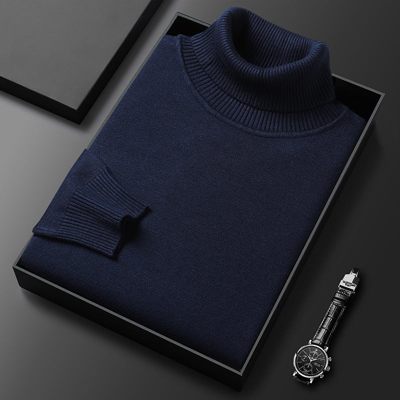 Oliver | Men's Turtleneck Jumper | Ribbed Knit · Eltrendio