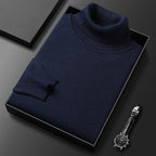 Oliver | Men's Turtleneck Jumper | Ribbed Knit · Eltrendio