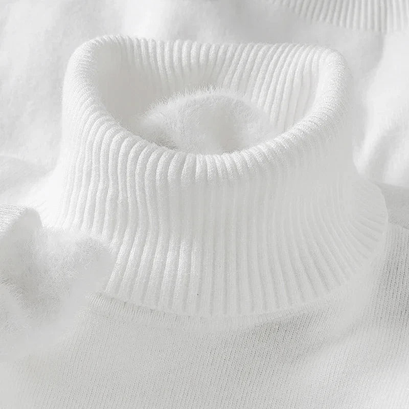 Oliver | Men's Turtleneck Jumper | Ribbed Knit · Eltrendio