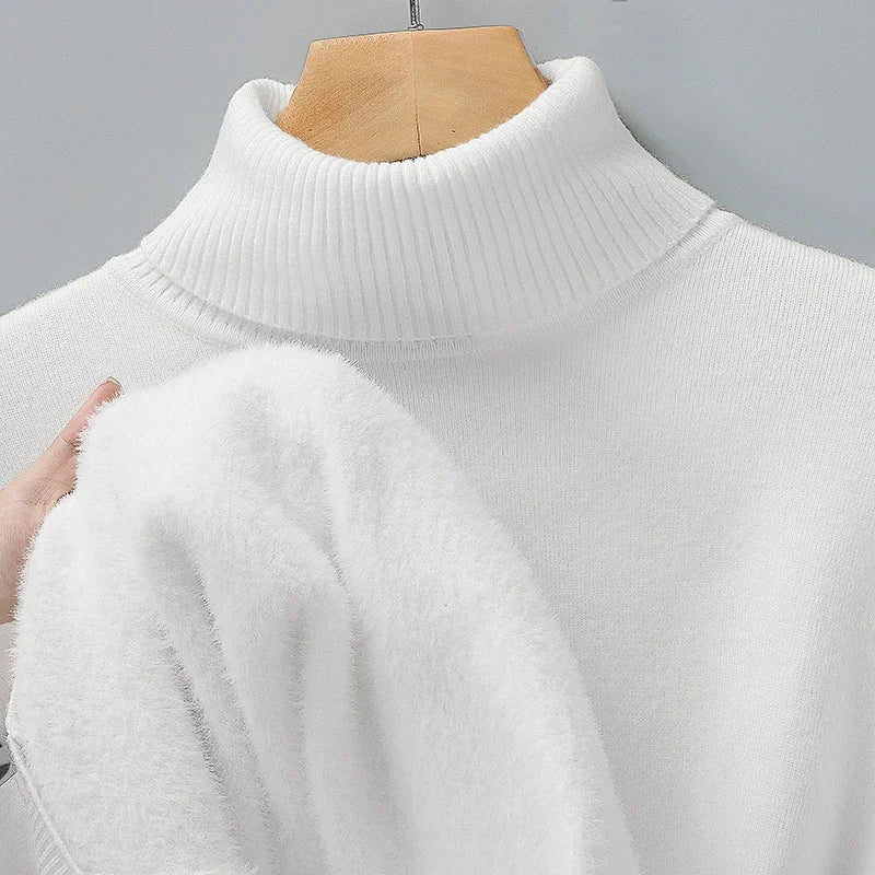 Oliver | Men's Turtleneck Jumper | Ribbed Knit · Eltrendio