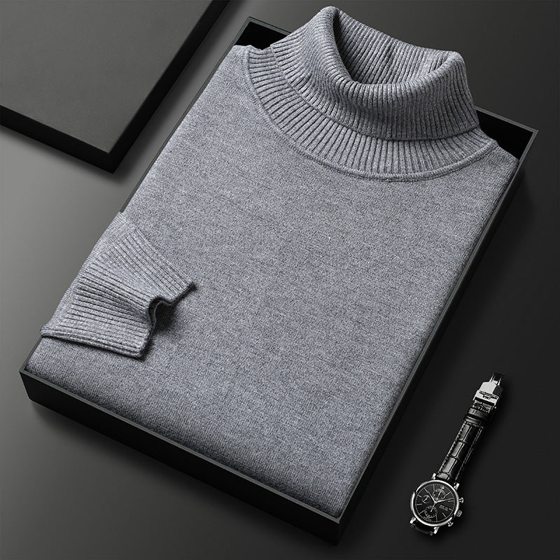 Oliver | Men's Turtleneck Jumper | Ribbed Knit · Eltrendio