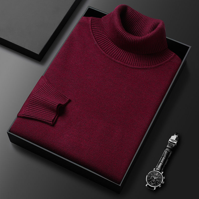 Oliver | Men's Turtleneck Jumper | Ribbed Knit · Eltrendio