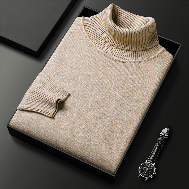 Oliver | Men's Turtleneck Jumper | Ribbed Knit · Eltrendio