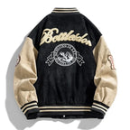 Oliver | Men's Varsity Jacket | Embroidered Patches · Eltrendio