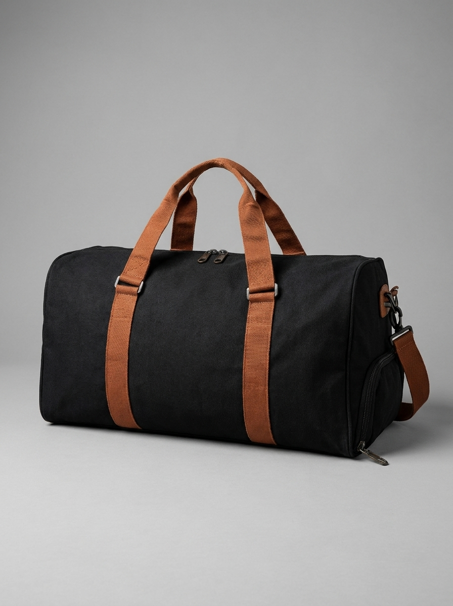 Henry | Men's Weekend Holdall | Canvas Travel Bag-Eltrendio