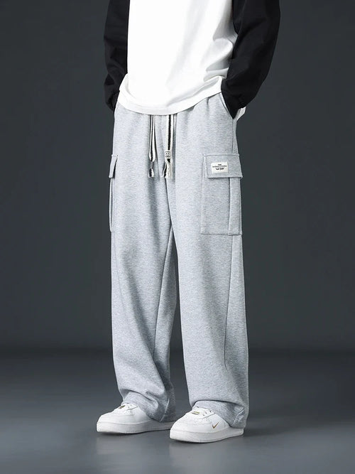 Oliver | Men's Wide-Leg Joggers | Cargo Pocket · Eltrendio