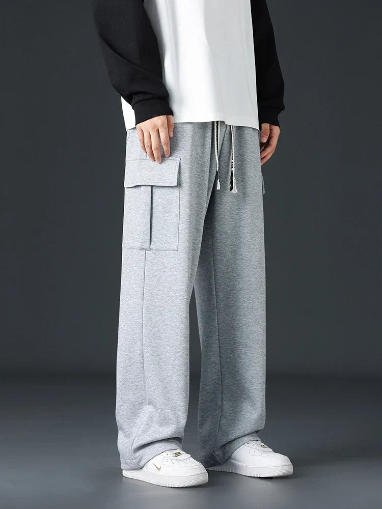 Oliver | Men's Wide-Leg Joggers | Cargo Pocket · Eltrendio