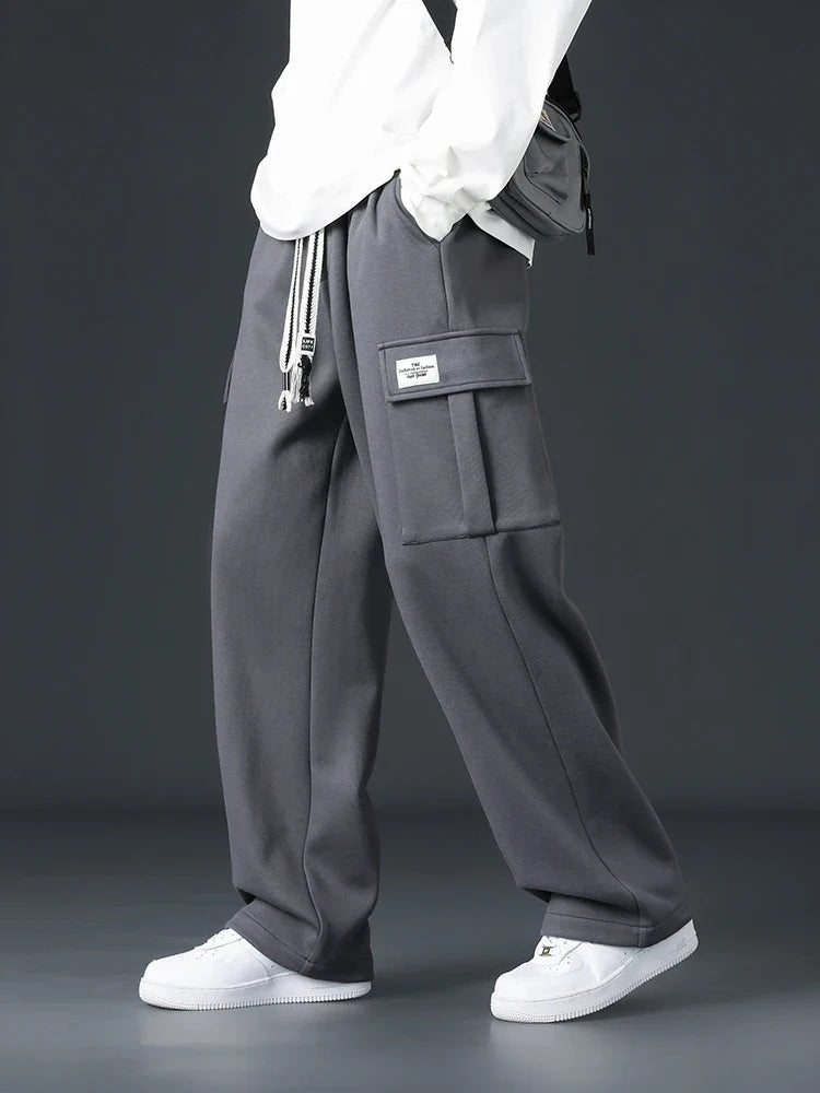 Oliver | Men's Wide-Leg Joggers | Cargo Pocket · Eltrendio