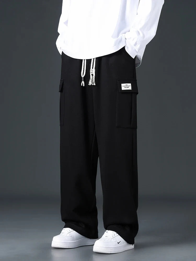 Oliver | Men's Wide-Leg Joggers | Cargo Pocket · Eltrendio