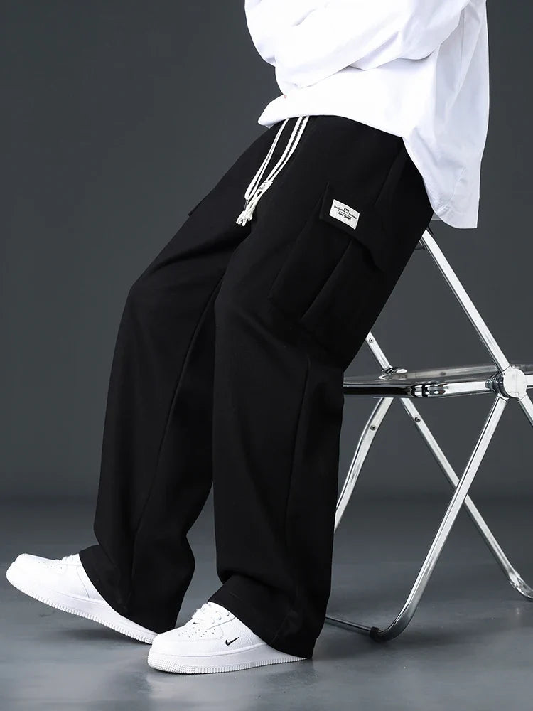Oliver | Men's Wide-Leg Joggers | Cargo Pocket · Eltrendio