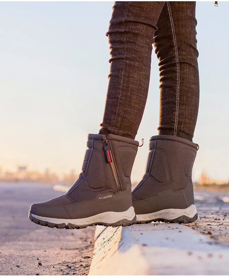 Oliver | Men's Winter Snow Boots | Fleece-Lined · Eltrendio