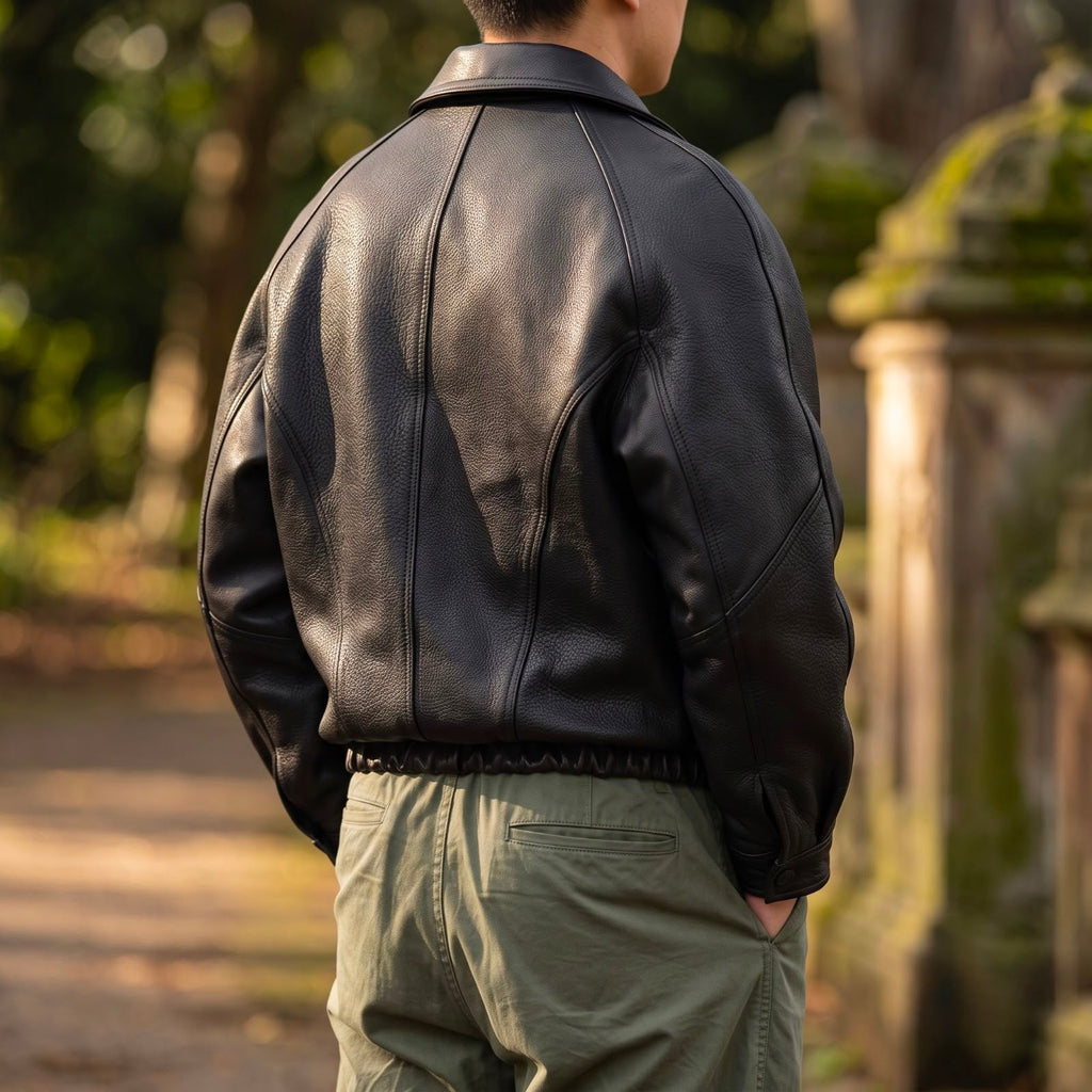 Oliver | Men's Zip Jacket | Leather · Eltrendio