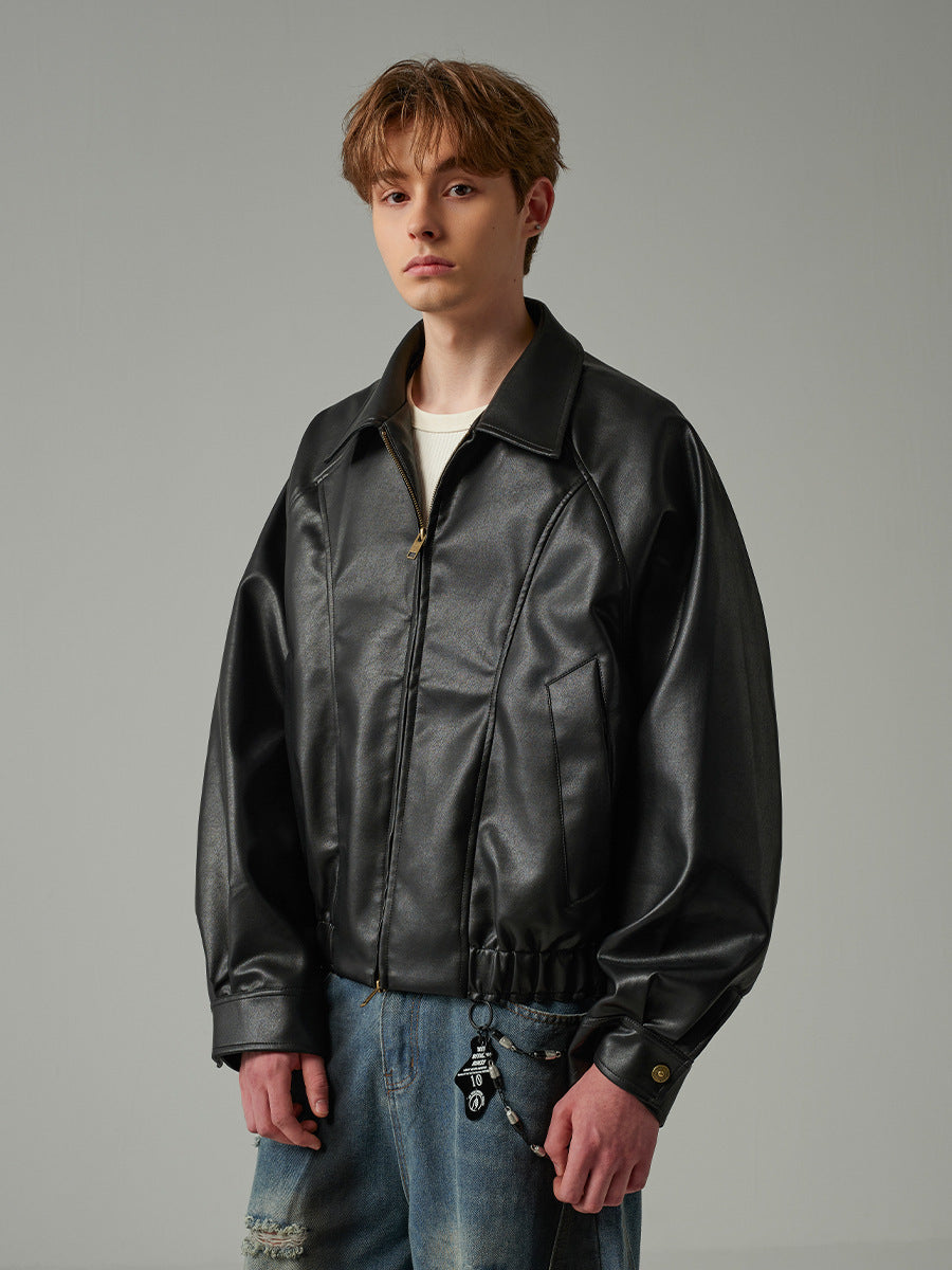 Noah | Men's Zip Jacket | Leather - Eltrendio