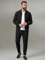 Oliver | Men's Zip Tracksuit Set | Waffle-Knit-Eltrendio