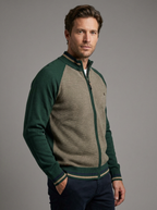 Oliver | Men's Zip-Up Cardigan | Cotton Knit-Eltrendio