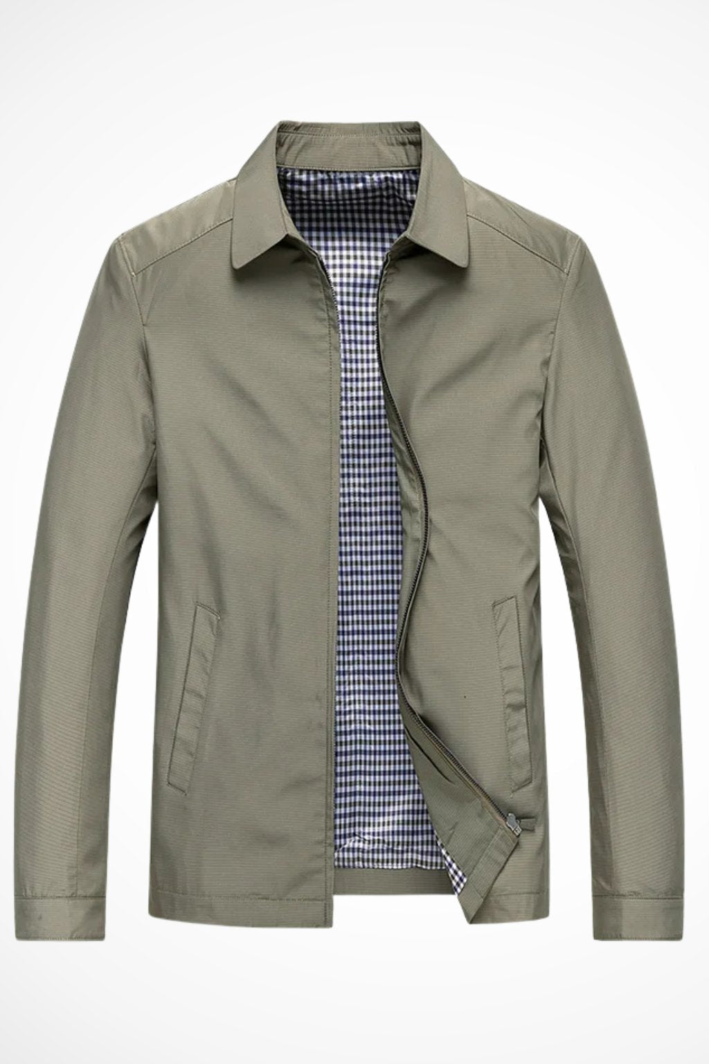 Oliver | Men's Zip-Up Harrington Jacket | Collared · Eltrendio