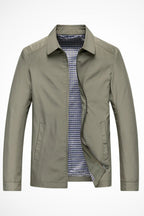 Oliver | Men's Zip-Up Harrington Jacket | Collared · Eltrendio