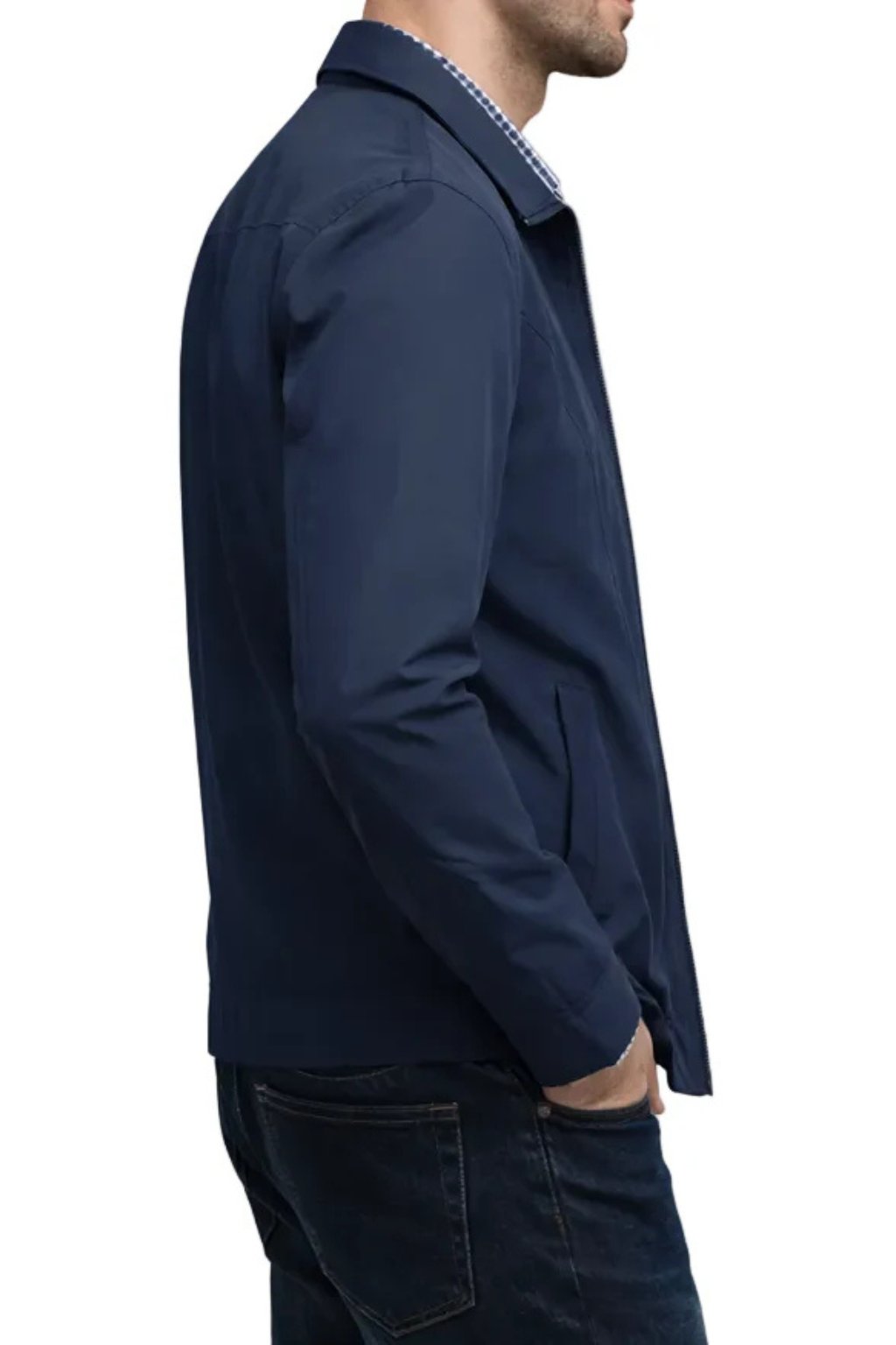 Oliver | Men's Zip-Up Harrington Jacket | Collared · Eltrendio