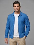 Oliver | Men's Zip-Up Shirt | Waffle Knit-Eltrendio