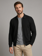 Oliver | Men's Zip-Up Shirt | Waffle Knit-Eltrendio