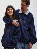 Oliver | Unisex Half-Zip Sweatshirt | Collared · Eltrendio