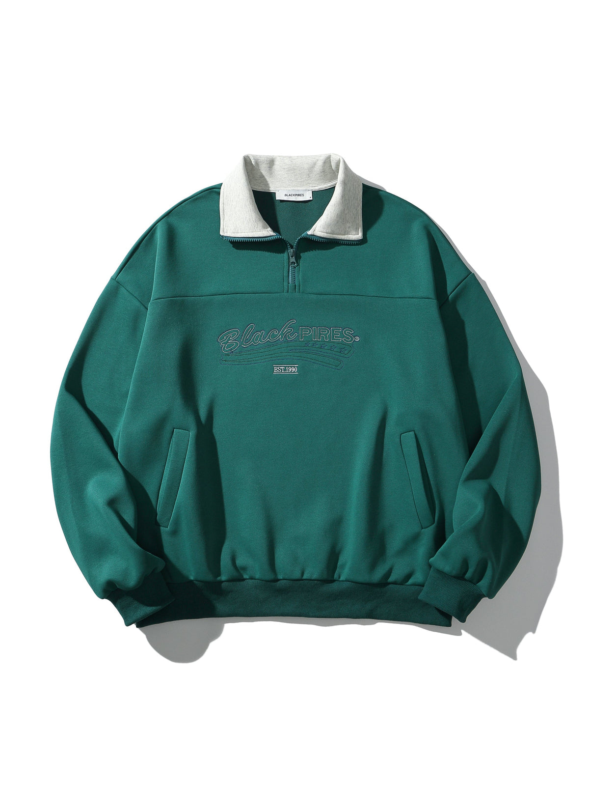 Oliver | Unisex Half-Zip Sweatshirt | Collared · Eltrendio