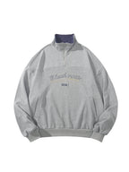 Oliver | Unisex Half-Zip Sweatshirt | Collared · Eltrendio