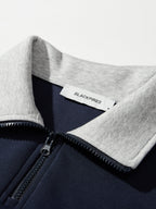 Oliver | Unisex Half-Zip Sweatshirt | Collared · Eltrendio