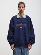 Oliver | Unisex Half-Zip Sweatshirt | Collared · Eltrendio