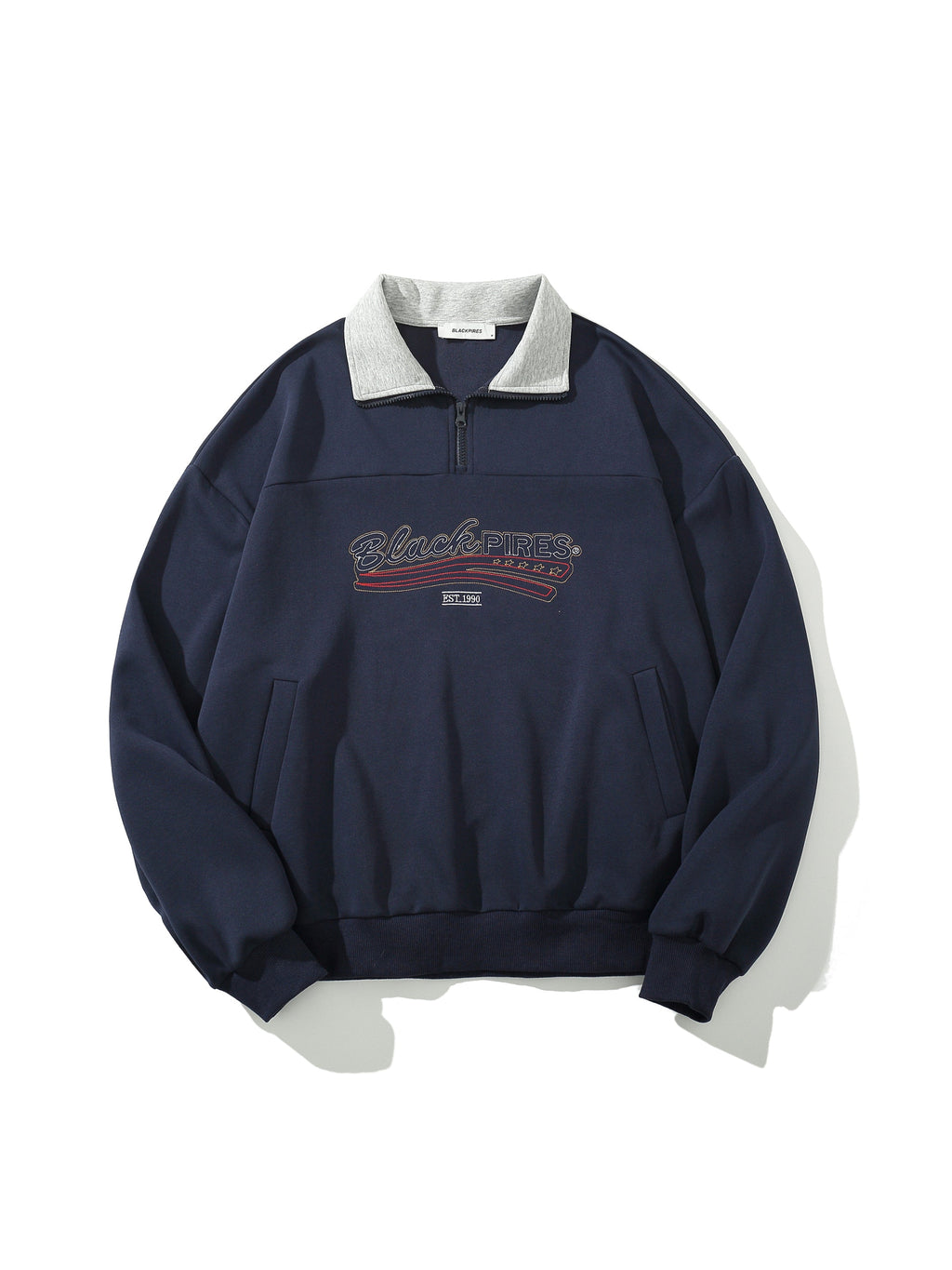 Oliver | Unisex Half-Zip Sweatshirt | Collared · Eltrendio
