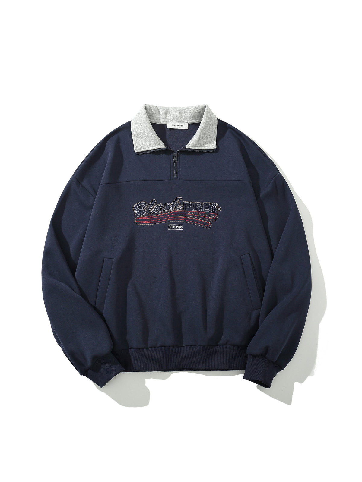 Oliver | Unisex Half-Zip Sweatshirt | Collared · Eltrendio