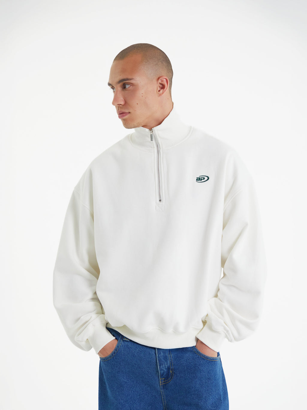 Oliver | Unisex Half-Zip Sweatshirt | Fleece-Lined · Eltrendio