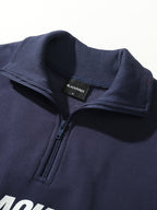 Oliver | Unisex Half-Zip Sweatshirt | Fleece-Lined · Eltrendio