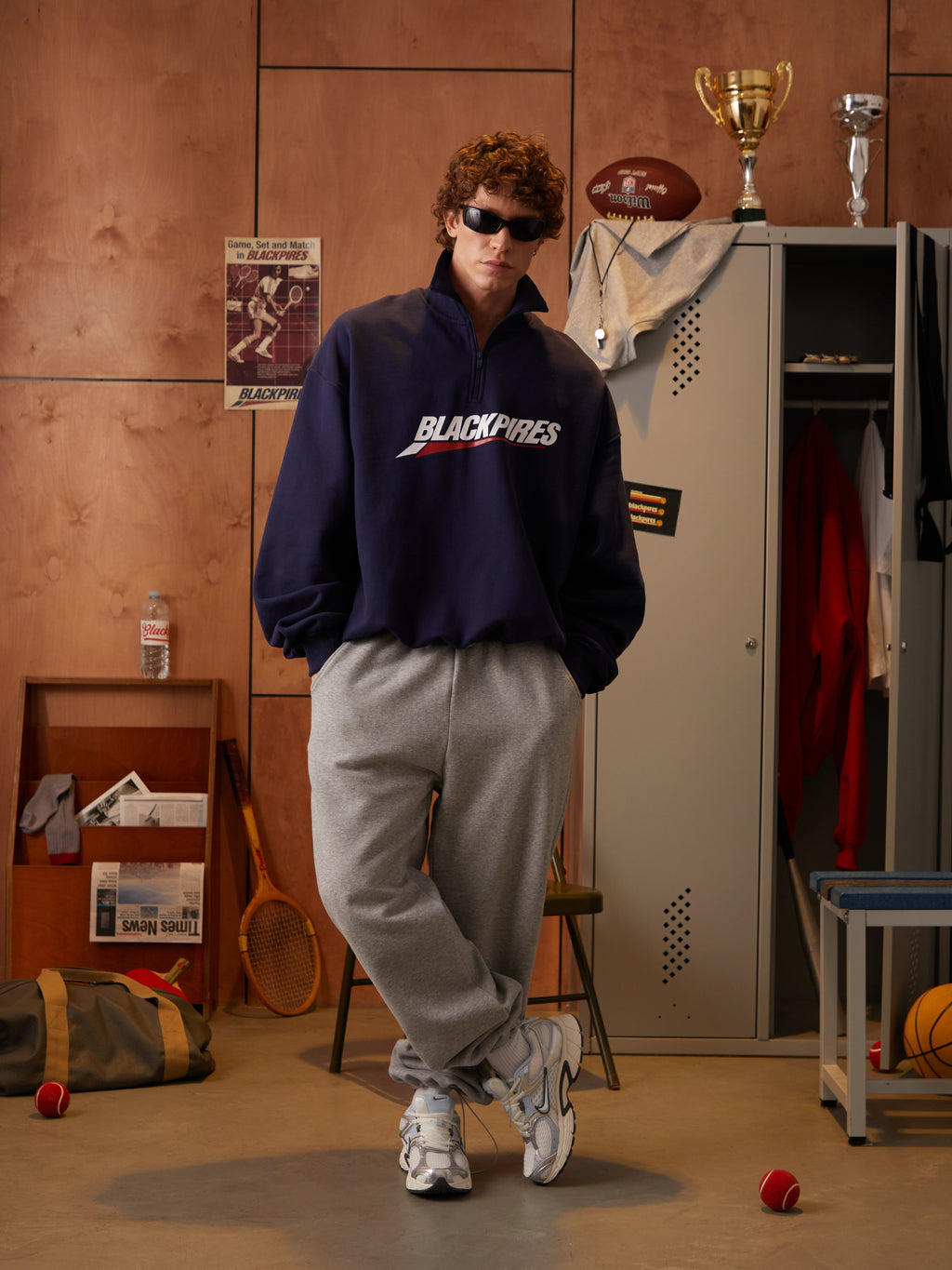 Oliver | Unisex Half-Zip Sweatshirt | Fleece-Lined · Eltrendio