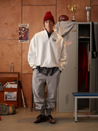 Oliver | Unisex Half-Zip Sweatshirt | Graphic Print · Eltrendio